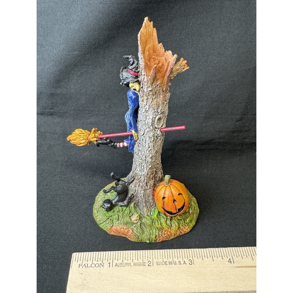 Department 56 Honest This Tree Came Out of Nowhere! Halloween 56.53158 Witch - Picture 8 of 13